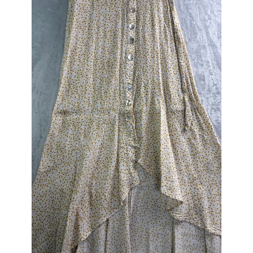 Little Lies Boho Cottagecore Floral High Low Midi Skirt - Size XS - Picture 5 of 10